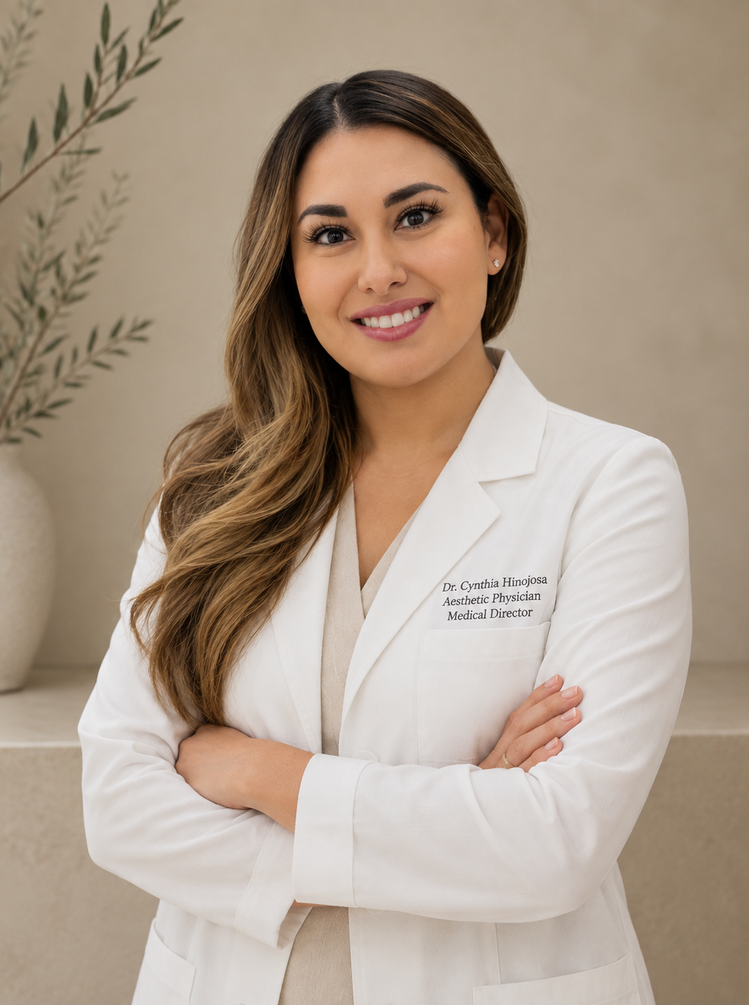 Portrait of Dr. Cynthia Hinojosa, Medical Director of Pure Radiance Aesthetics